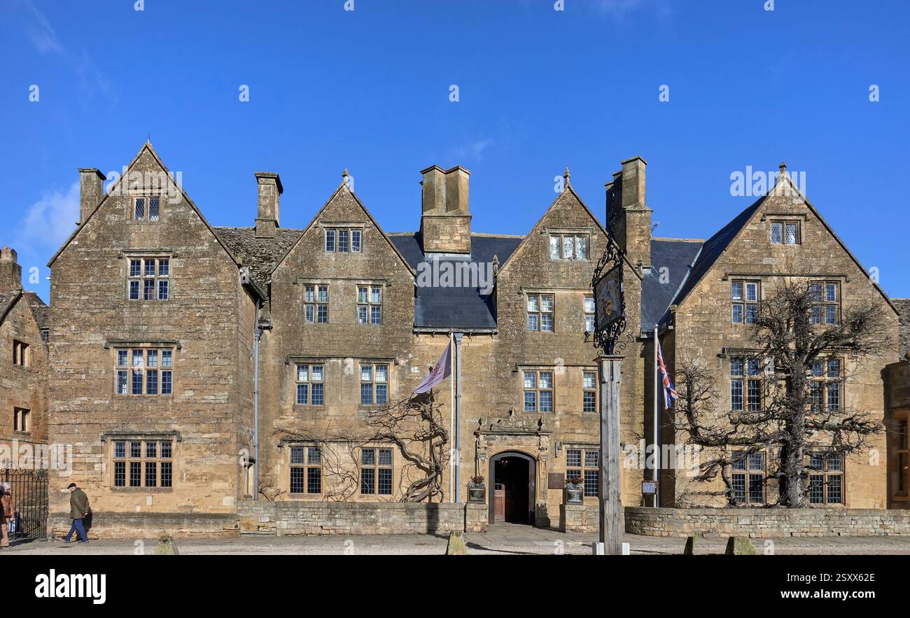 Lygon Arms Hotel, Broadway, Cotswolds, England, Großbritannien Stockfoto