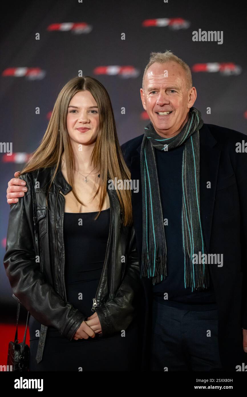 O2 ARENA LONDON, VEREINIGTES KÖNIGREICH - 18. FEBRUAR: FAT Boy Slim, Ankunft auf dem roten Teppich für die F175 Live-Veranstaltung Dienstag, 18. Februar 2025 in London, Vereinigtes Königreich (Foto: Michael Potts/BSR Agency) Credit: BSR Agency/Alamy Live News Stockfoto