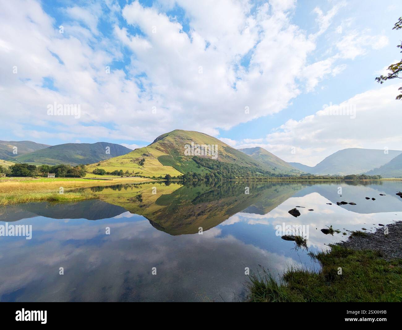 Hartsop Dodd and Brothers Water, Patterdale, Lake District, Großbritannien - Smartphone-aufgenommenes Stockfoto