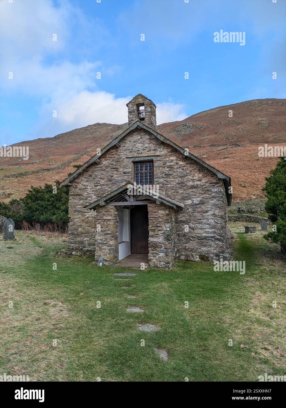 Martindale Old Church im englischen Lake District, Cumbria Stockfoto