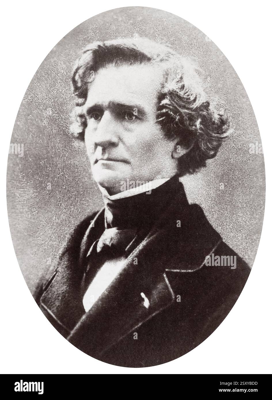 Hector Berlioz. Porträtfotografie des französischen romantischen Komponisten und Dirigenten Louis-Hector Berlioz (1803-1869) von Atelier Nadar, vor 1869 Stockfoto
