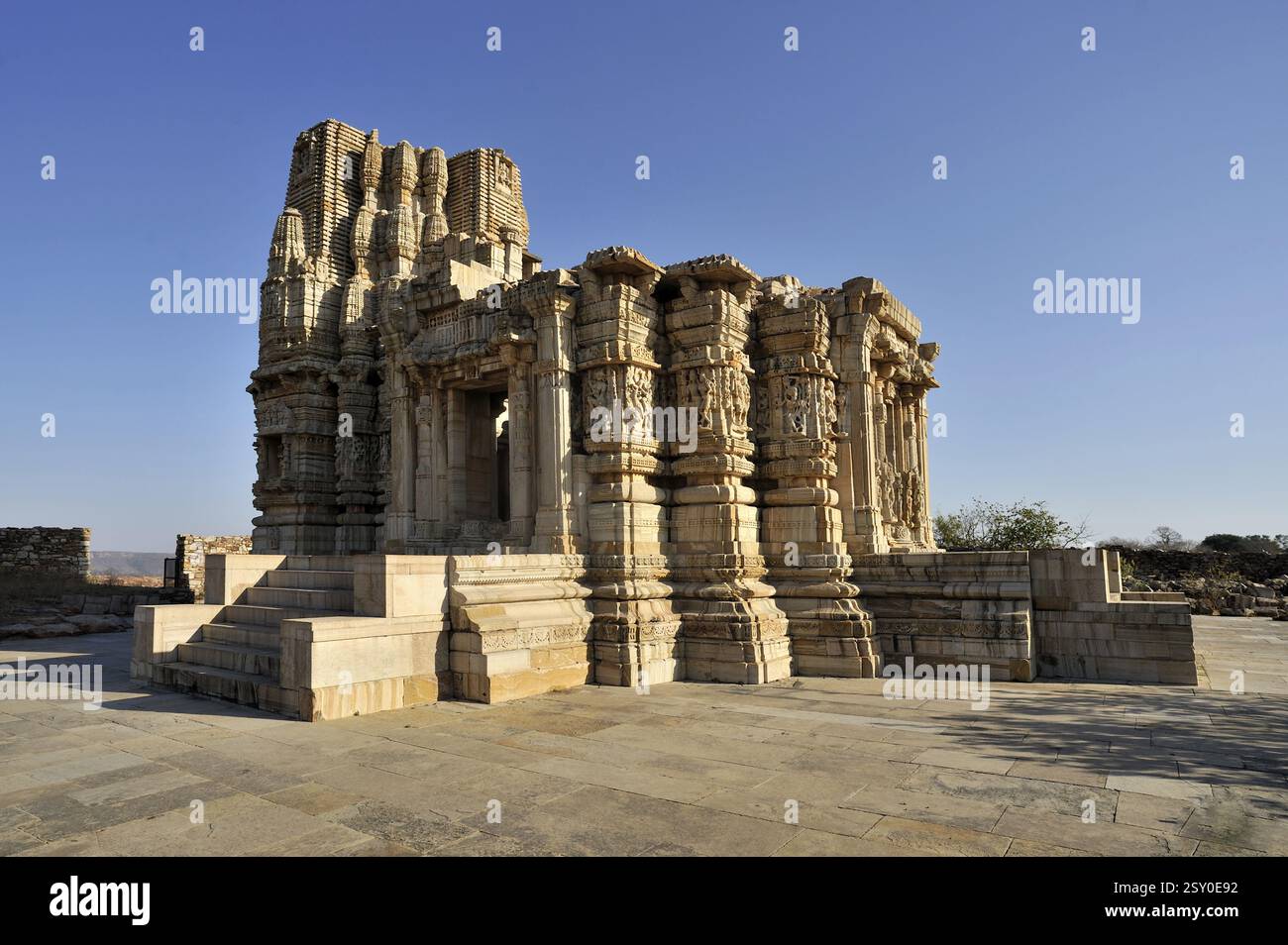 Neelkanth Mahadev Jain Tempel Chittorgarh Rajasthan Indien Asien Stockfoto