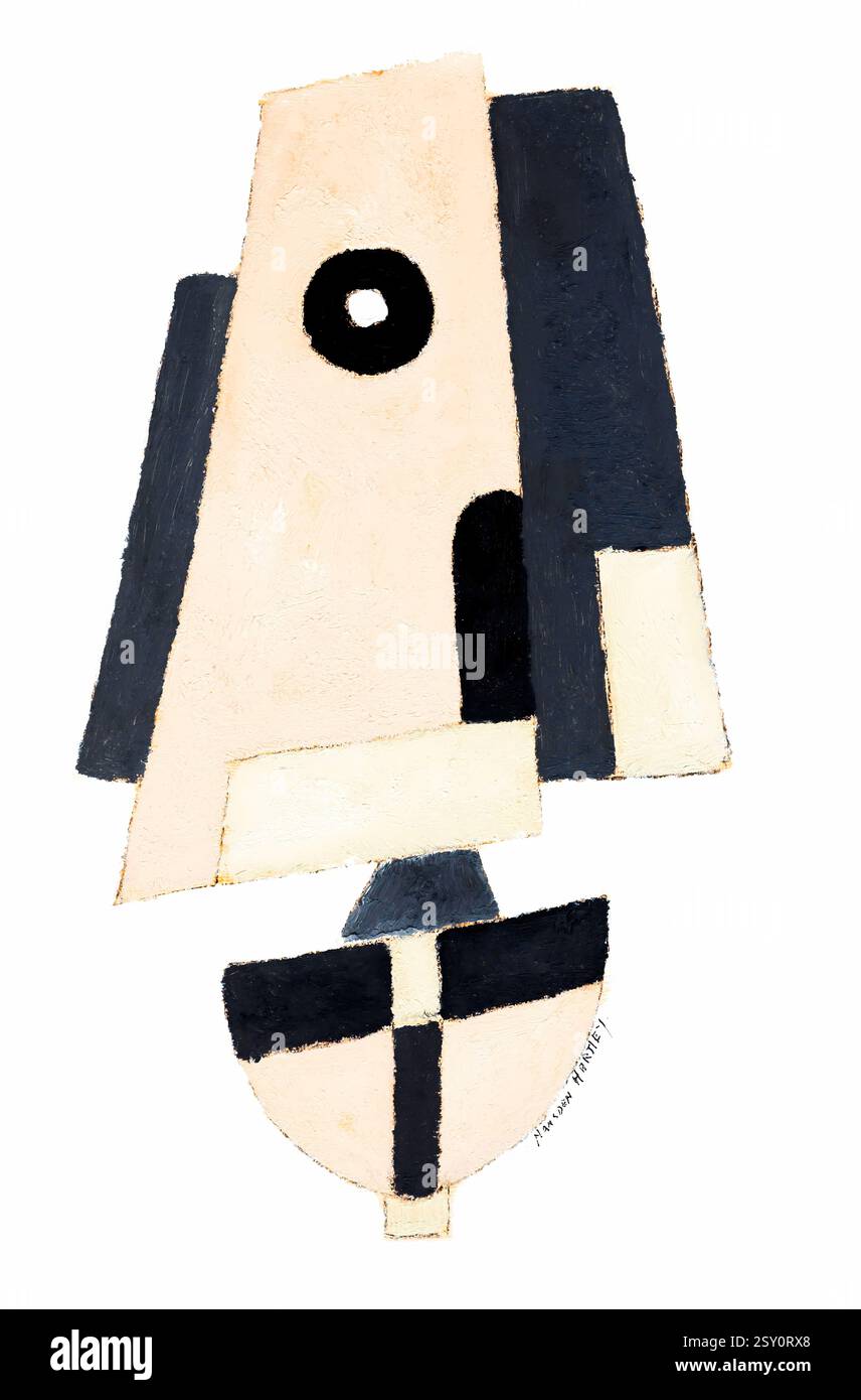 Movement, Bermuda von Marsden Hartley Geometric Abstract Painting American Modernism Public Domain 1916 High Resolution Bold Bunte Public Domain Art Stockfoto
