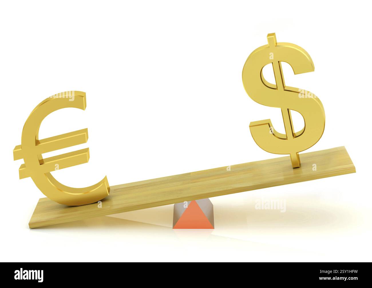 Ausgleichend, Eurowährung und Dollar, Indien, Asien Stockfoto