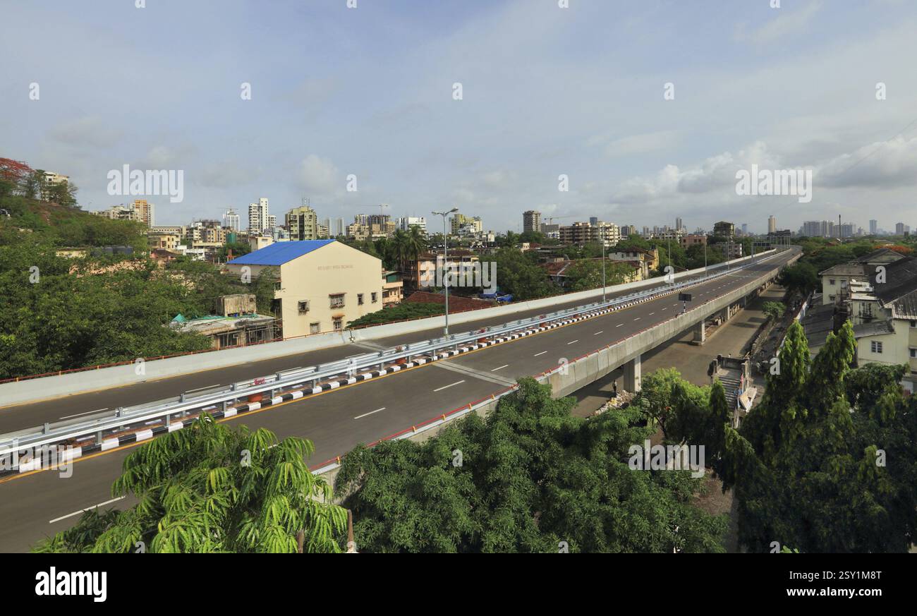 Ost Autobahn-Überführung, Mumbai, Maharashtra, Indien, Asien Stockfoto