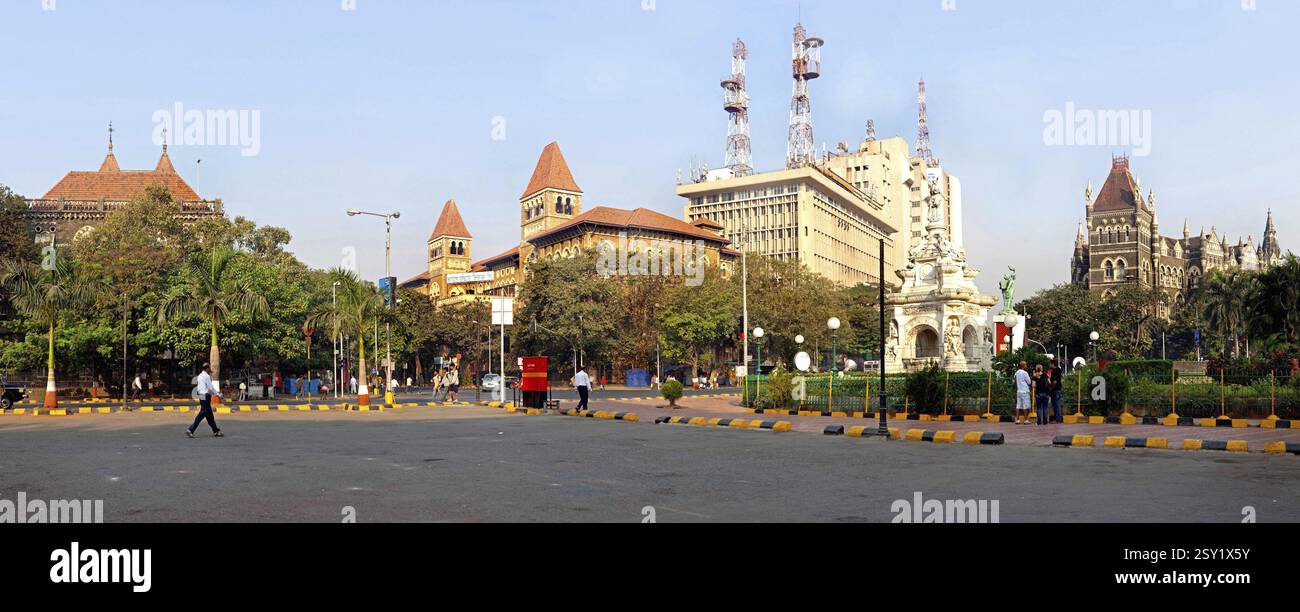 Hutatma Chowk, Mumbai, Maharashtra, Indien, Asien Stockfoto