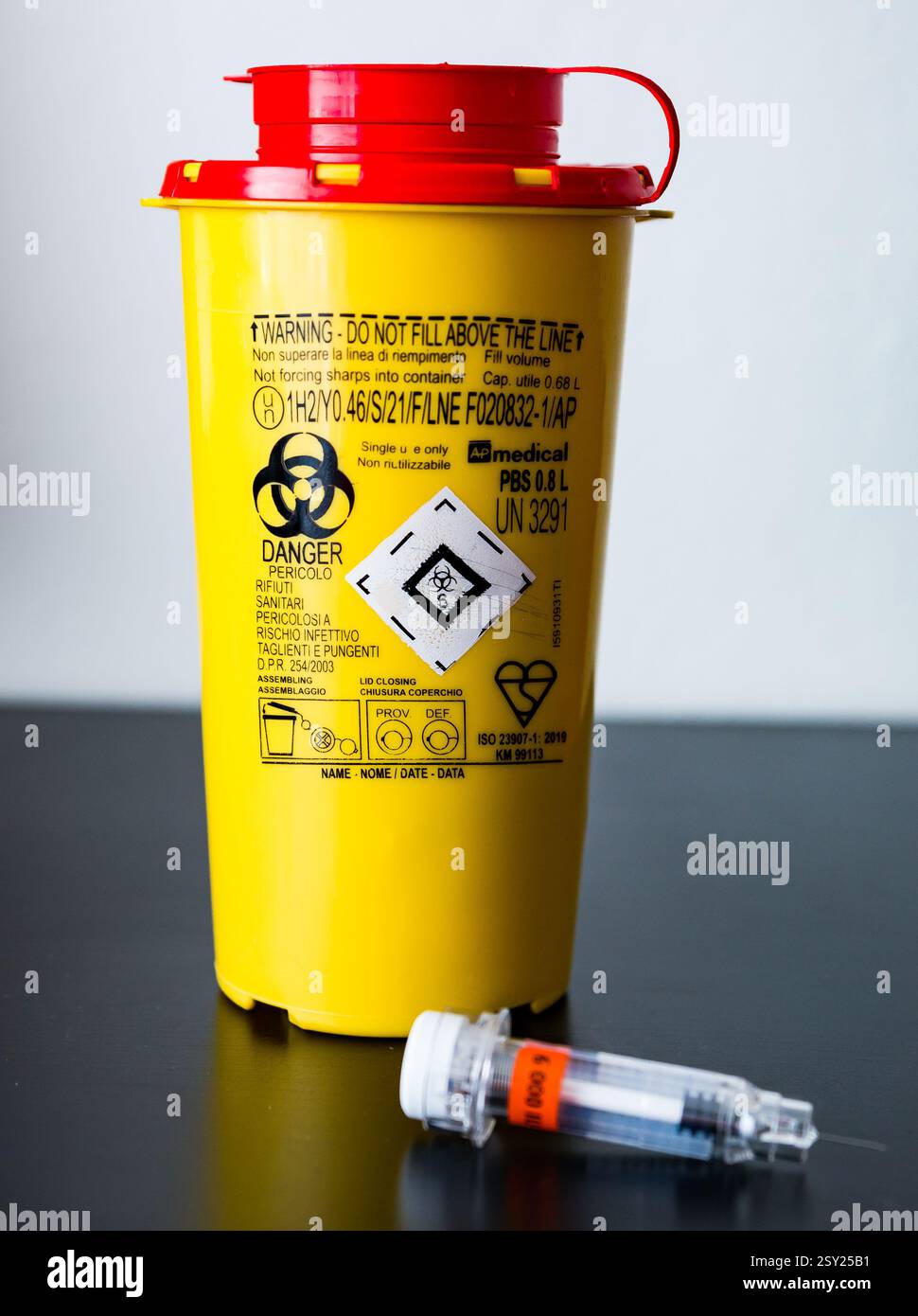 Prag, Tschechische republik - 12. Juni 2022. Clexane 60 mg Injektion gegen Thrombose Stockfoto