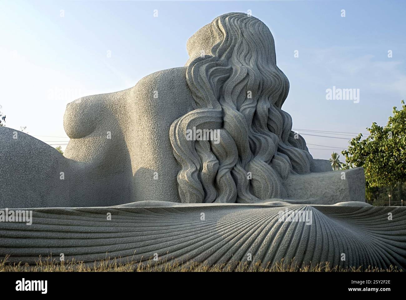 Meerjungfrau am Shanghumugham Beach Kerala Indien Stockfoto