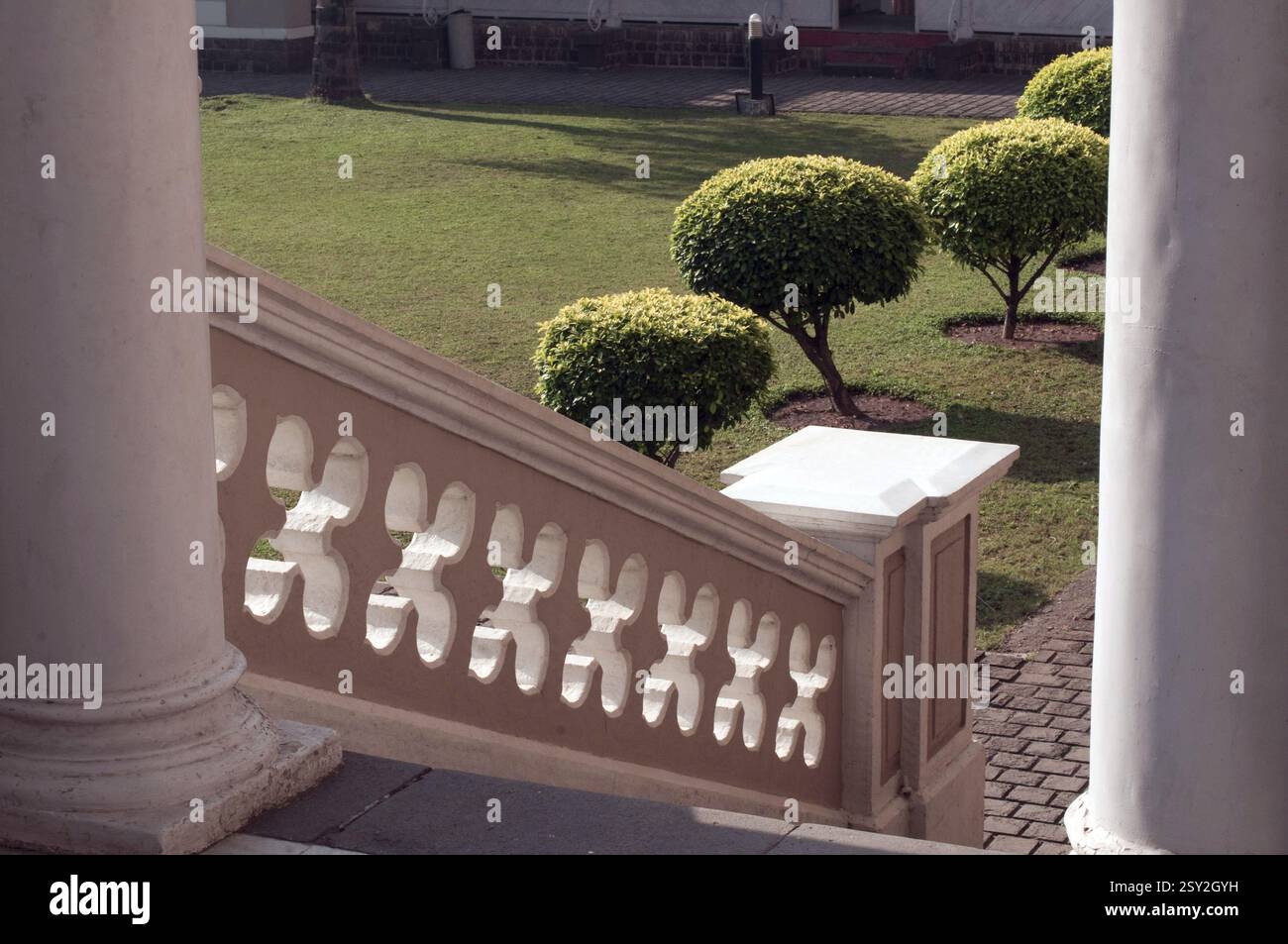 Aga Khan Palast Pune Maharashtra Indien Asien Feb 2012 Stockfoto