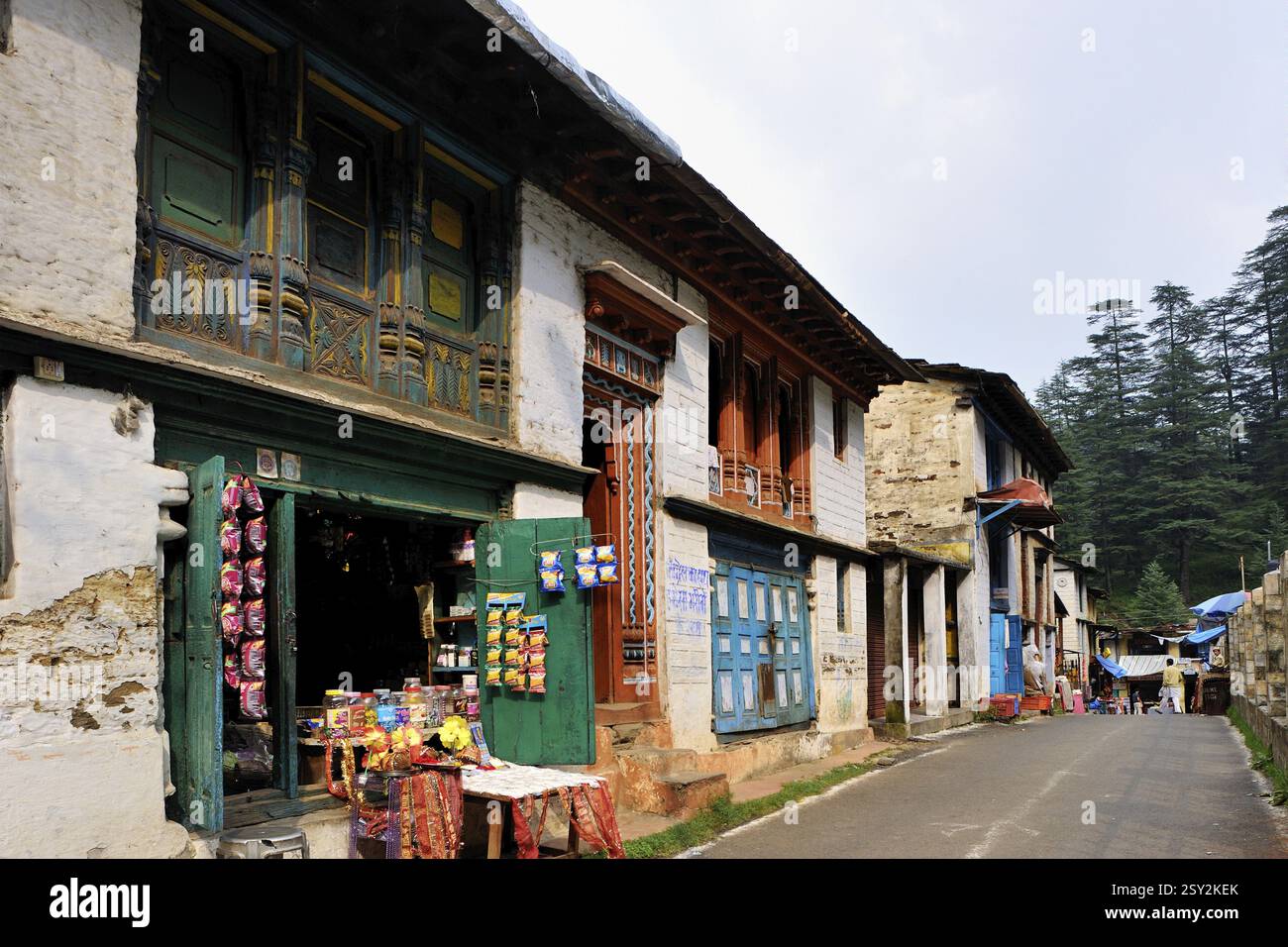 Altes Haus in Jageshwar, Almora, Uttaranchal Uttarakhand, Indien, Asien Stockfoto