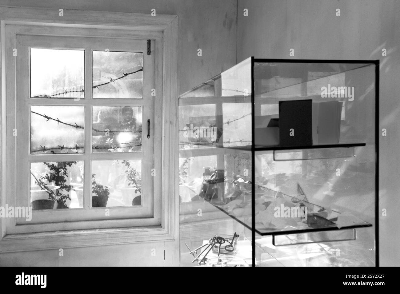 Urban abstrakte Exhibition2010, Bombay Mumbai, Maharashtra, Indien, Asien Stockfoto