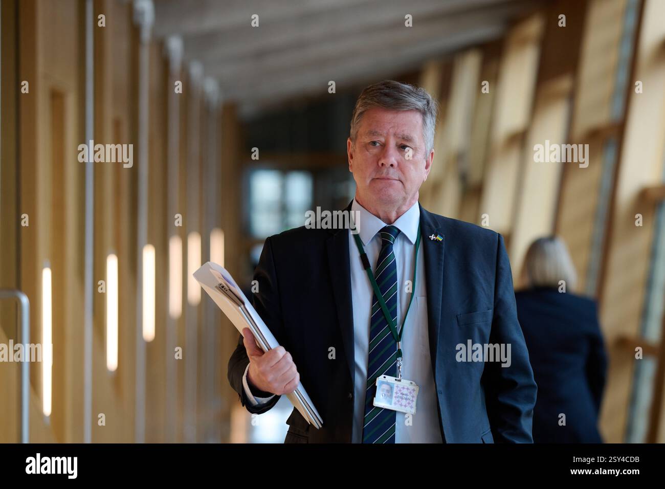 Edinburgh Schottland, Vereinigtes Königreich 26. Februar 2025. Keith Brown MSP im schottischen Parlament. Credit sst/alamy Live News Stockfoto