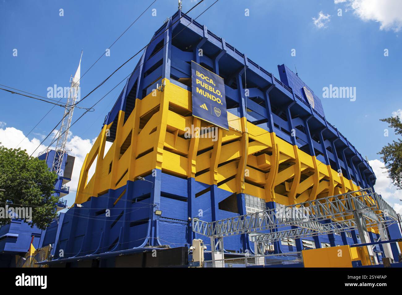 La Bombonera, Alberto Jose Armando Stadium, La Boca, Buenos Aires, Argentinien, Südamerika Stockfoto