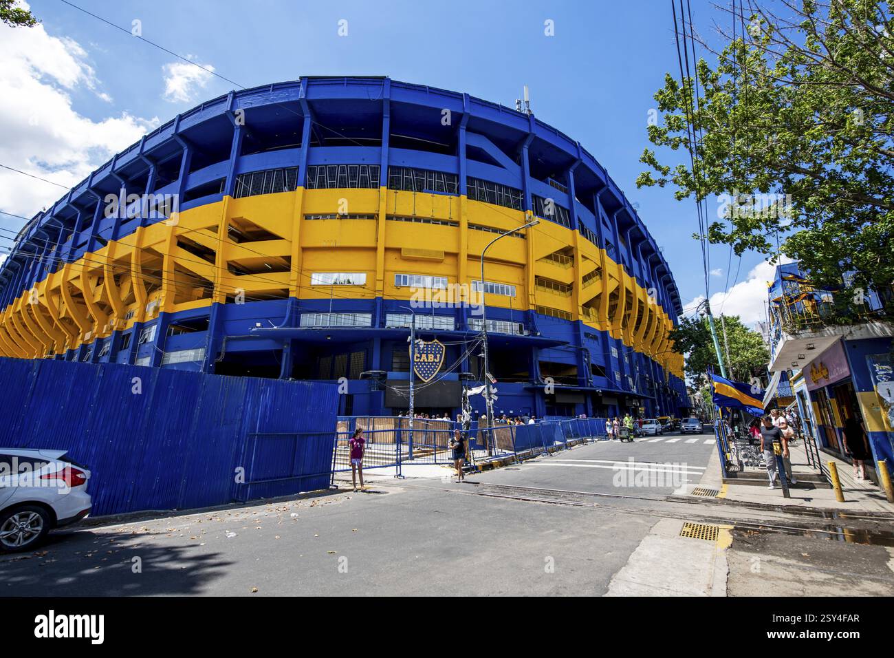 La Bombonera, Alberto Jose Armando Stadium, La Boca, Buenos Aires, Argentinien, Südamerika Stockfoto