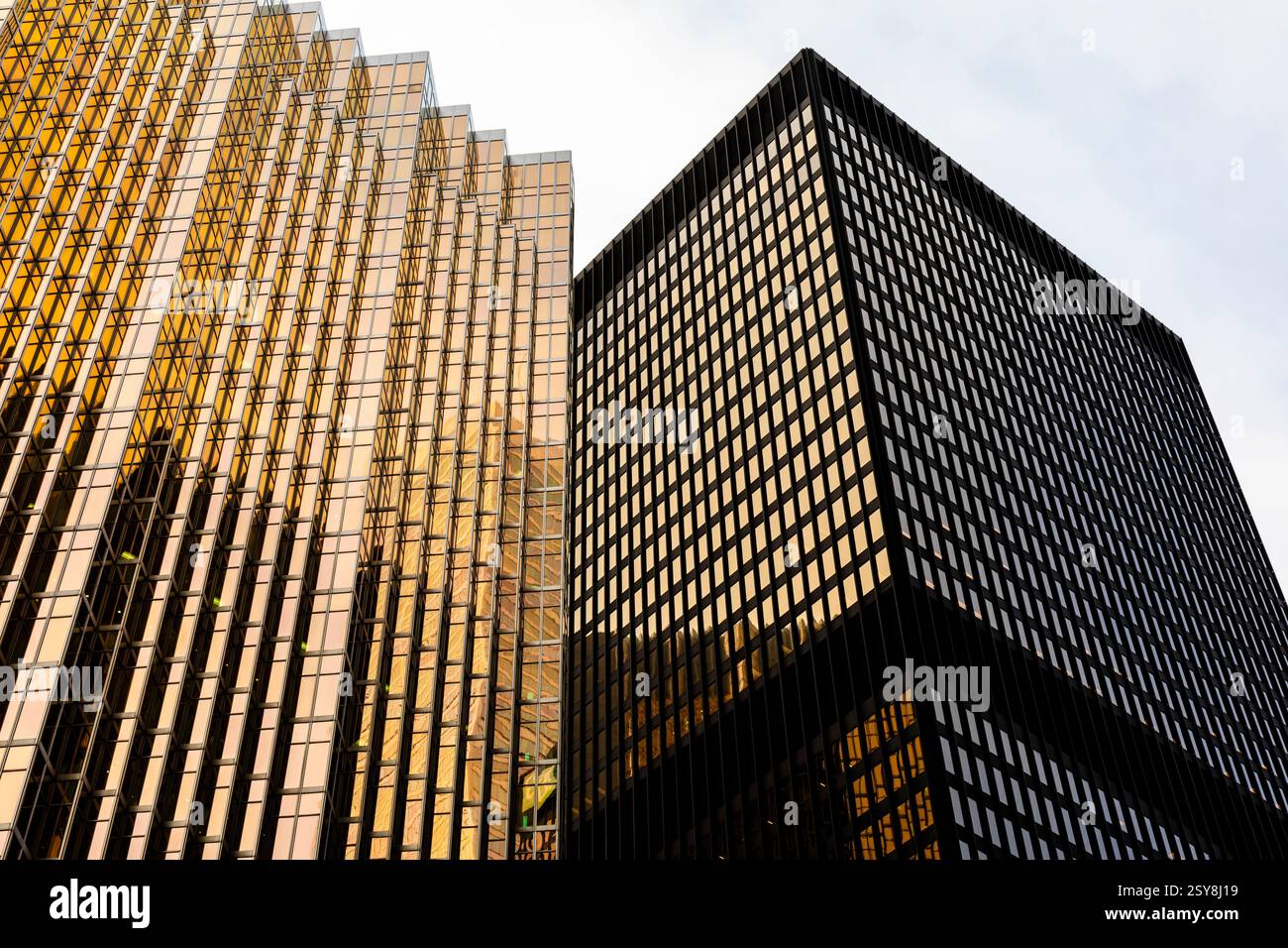 Kanada, Ontario, Toronto, Royal Bank und TD Bank Gebäude im Finanzviertel Stockfoto