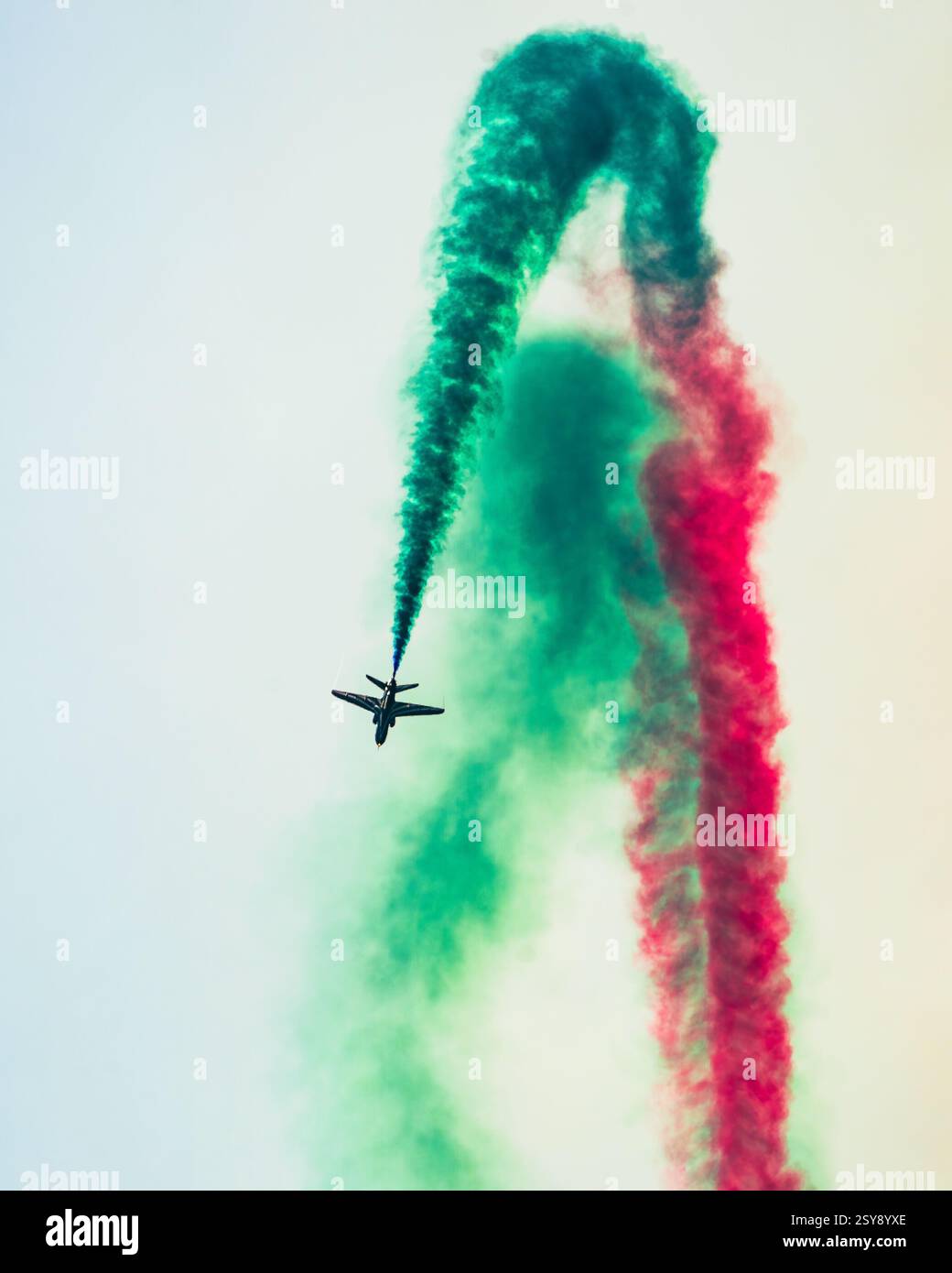 Bahrain International Circuit, Bahrain : Flugschau und Kunstflugschau der Flüge auf dem Bahrain International Circuit anlässlich der Bahrain Nationa Stockfoto