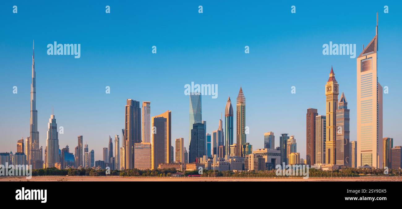 Architektur, Bau, hohe Gebäude, Wolkenkratzer, arabisch, asien, das höchste Gebäude der Welt, Stockfoto