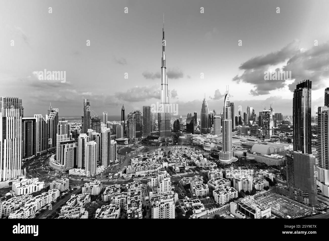 Architektur, Bau, hohe Gebäude, Wolkenkratzer, arabisch, asien, das höchste Gebäude der Welt, Stockfoto