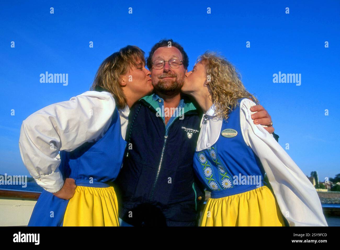 Peter Greenberg in Schweden, September 1995 Stockfoto