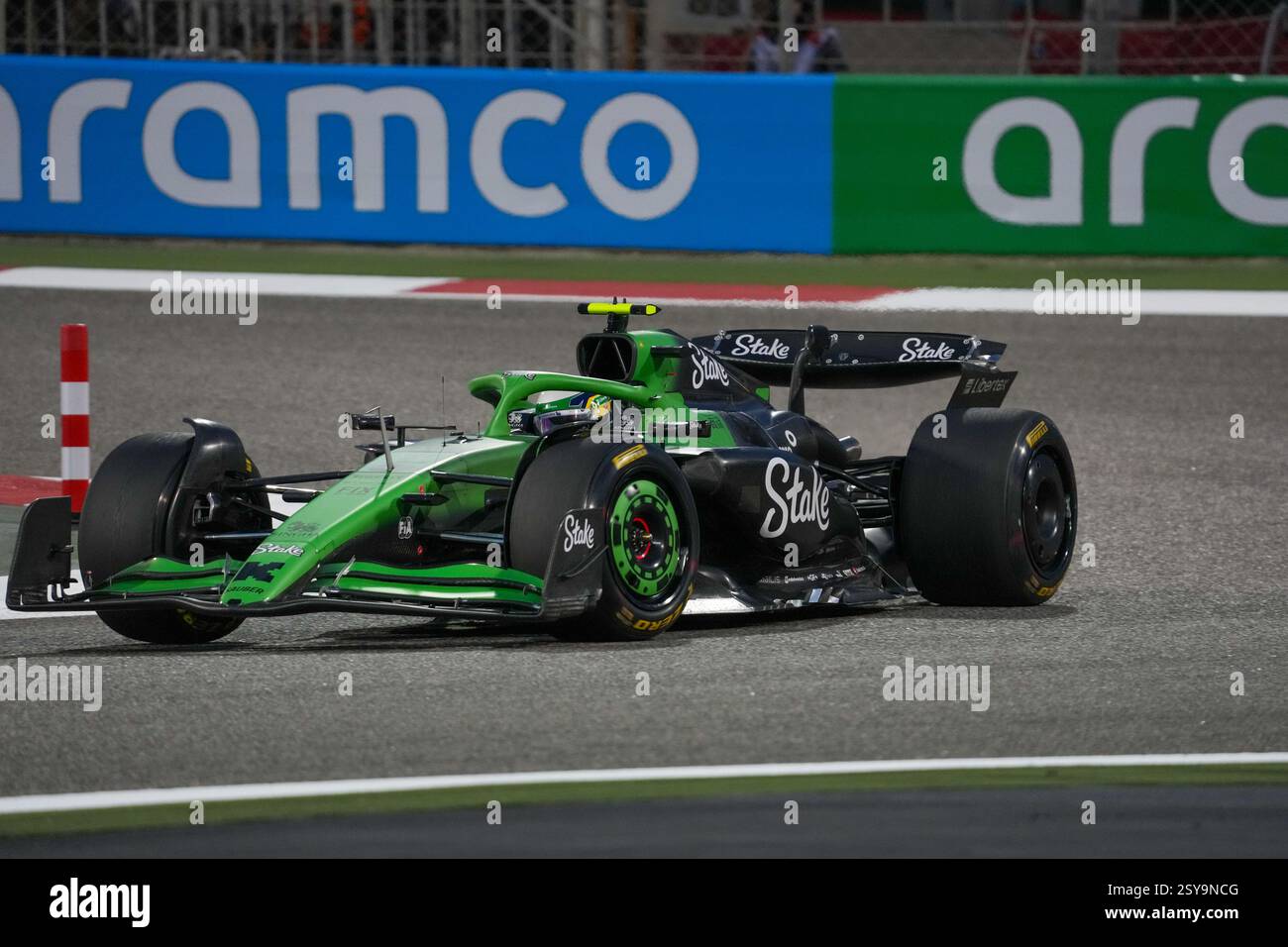 27.02.2025, Bahrain International Circuit, Sakhir, Formel 1 Test Bahrain 20 Gabriel Bortoleto (BRA) Stake sauber F1 Ferrari Stockfoto