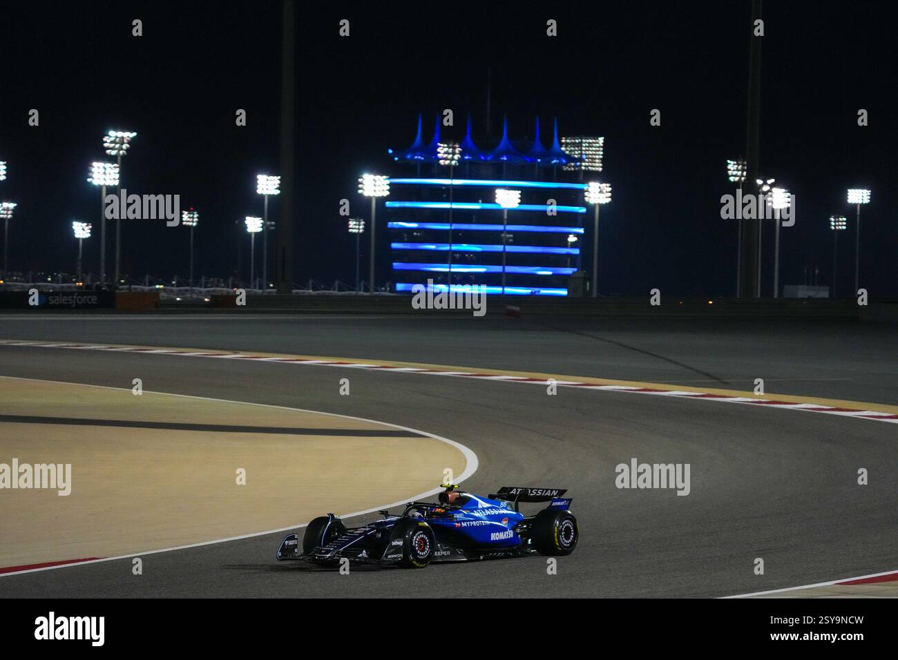 27.02.2025, Bahrain International Circuit, Sakhir, Formel-1-Test Bahrain 2025 , Carlos Sainz Jr. (ESP) - Williams Racing - Williams FW47 - Mercedes Stockfoto