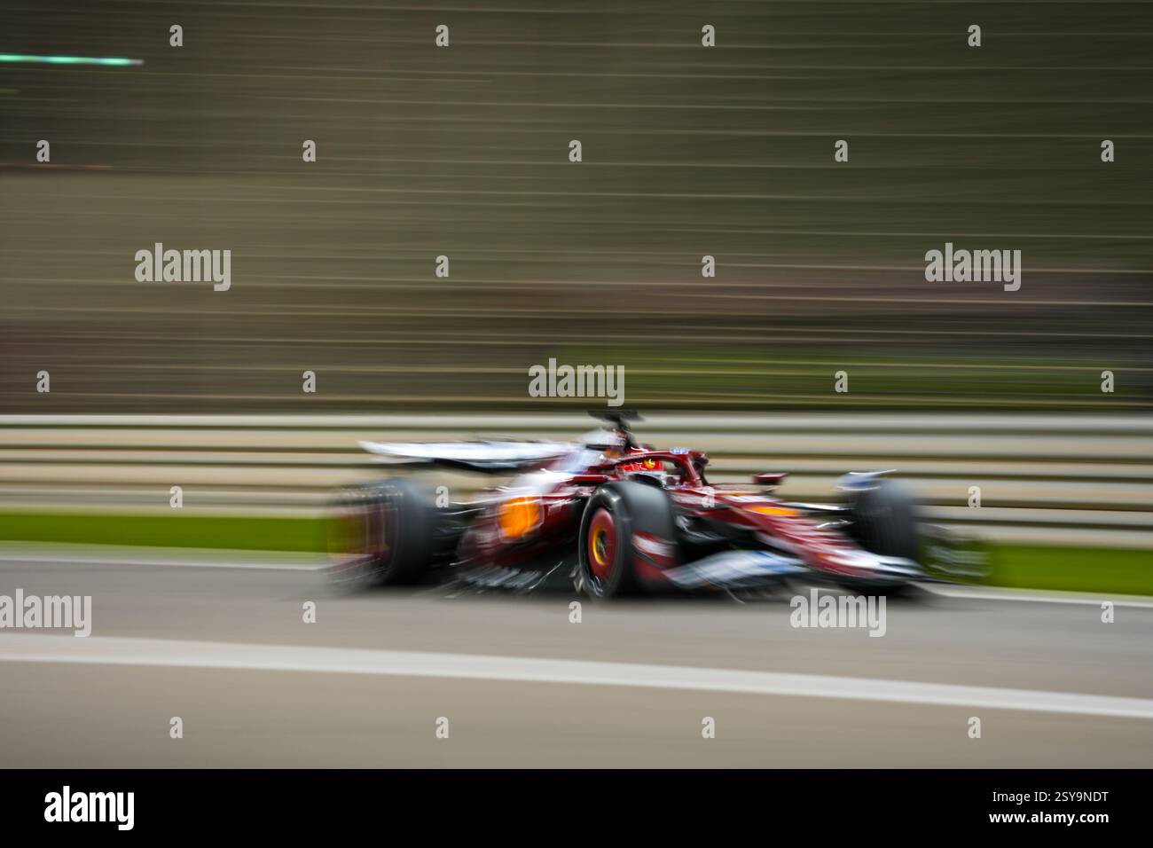 27.02.2025, Bahrain International Circuit, Sakhir, Formel 1 Test Bahrain 2025 , Charles Leclerc (MON) - Scuderia Ferrari - Ferrari SF-25 - Ferrari Stockfoto