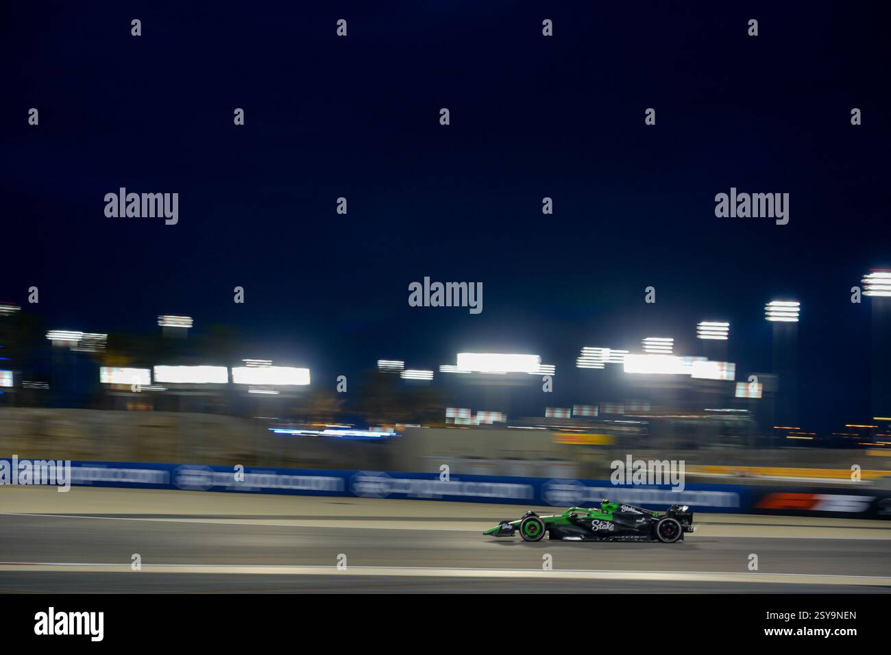 27.02.2025, Bahrain International Circuit, Sakhir, Formel 1 Test Bahrain 202 Gabriel Bortoleto (BRA) Stake sauber F1 Ferrari Stockfoto