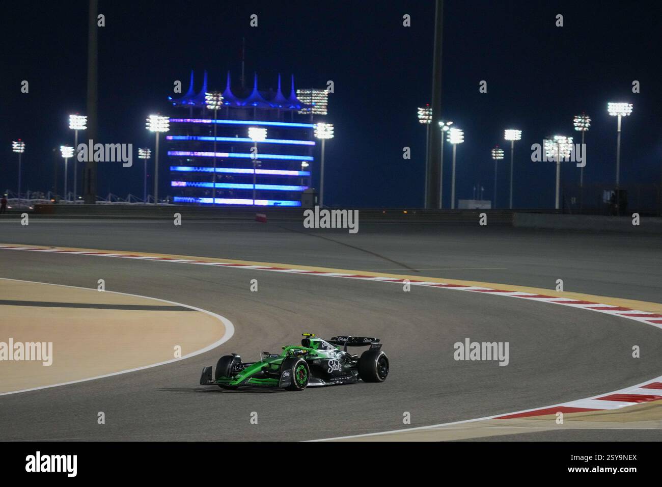 27.02.2025, Bahrain International Circuit, Sakhir, Formel 1 Test Bahrain 20 Gabriel Bortoleto (BRA) Stake sauber F1 Ferrari Stockfoto