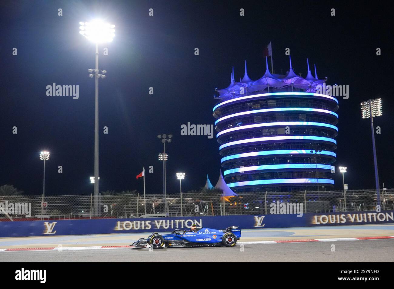 27.02.2025, Bahrain International Circuit, Sakhir, Formel-1-Test Bahrain 2025 Carlos Sainz Jr. (ESP) - Williams Racing - Williams FW47 - Mercedes Stockfoto