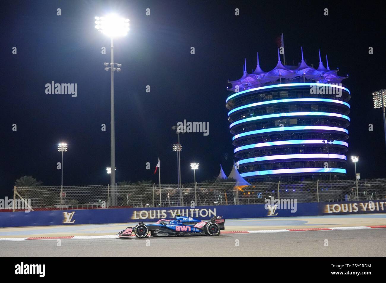 27.02.2025, Bahrain. , . International Circuit, Sakhir, Formel-1-Test Bahrain 20 Jack Doohan (aus) - Alpine F1-Team - Alpine A525 - Renault (Foto: Alessio de Marco/SIPA USA) Credit: SIPA USA/Alamy Live News Stockfoto