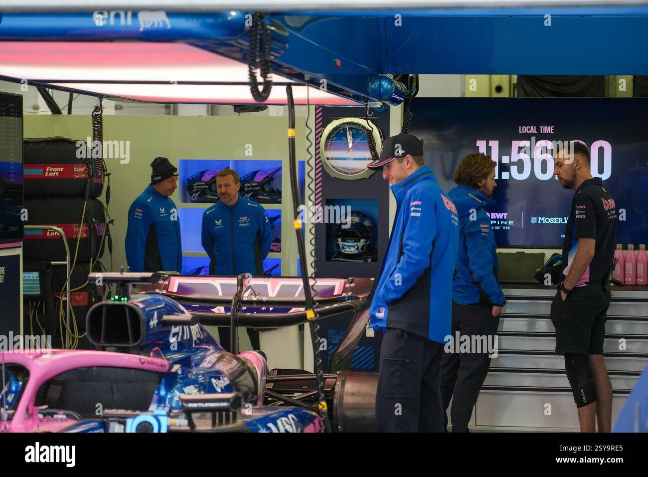 27.02.2025, Bahrain. , . International Circuit, Sakhir, Formel-1-Test Bahrain 20 Jack Doohan (aus) - Alpine F1-Team - Alpine A525 - Renault (Foto: Alessio de Marco/SIPA USA) Credit: SIPA USA/Alamy Live News Stockfoto