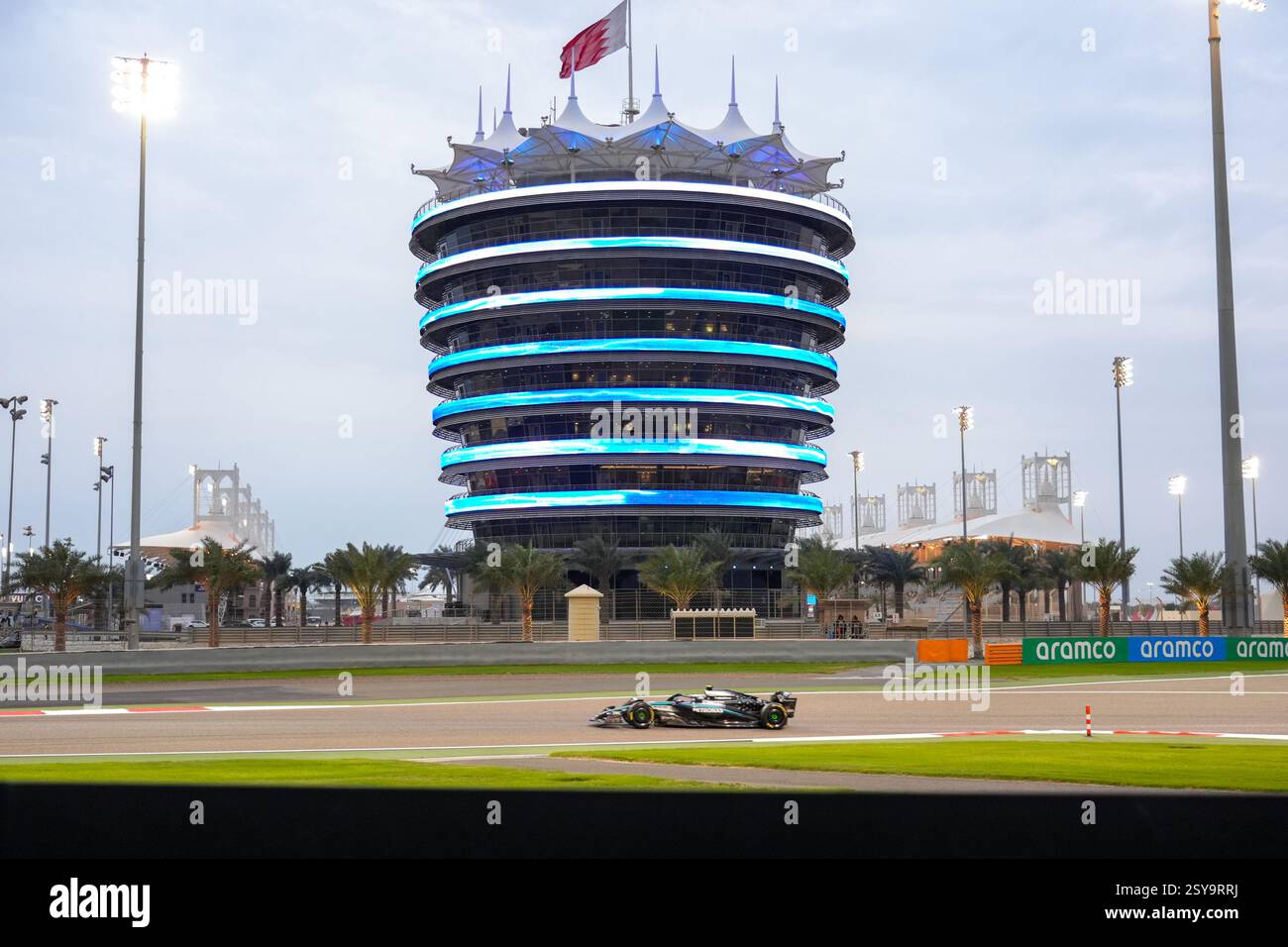 27.02.2025, Bahrain. , . International Circuit, Sakhir, Formel-1-Test Bahrain 2025, (Foto: Alessio de Marco/SIPA USA) Credit: SIPA USA/Alamy Live News Stockfoto