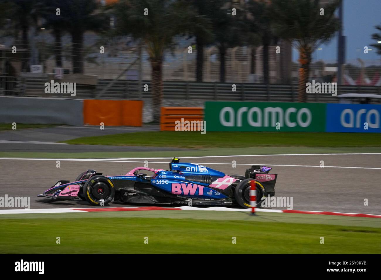 27.02.2025, Bahrain. , . International Circuit, Sakhir, Formel-1-Test Bahrain 20 Jack Doohan (aus) - Alpine F1-Team - Alpine A525 - Renault (Foto: Alessio de Marco/SIPA USA) Credit: SIPA USA/Alamy Live News Stockfoto