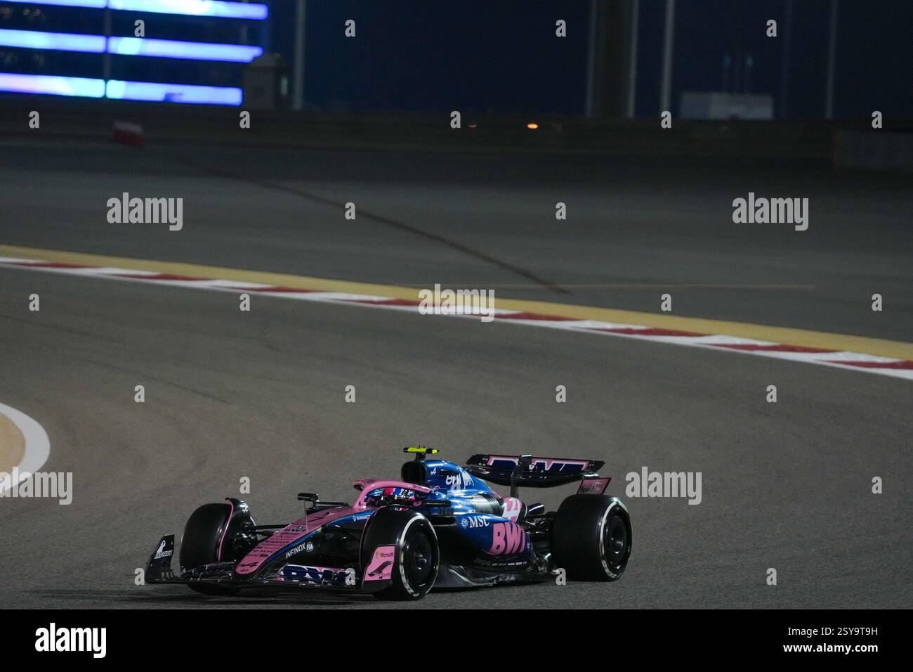 27.02.2025, Bahrain. , . International Circuit, Sakhir, Formel-1-Test Bahrain 20 Jack Doohan (aus) - Alpine F1-Team - Alpine A525 - Renault (Foto: Alessio de Marco/SIPA USA) Credit: SIPA USA/Alamy Live News Stockfoto