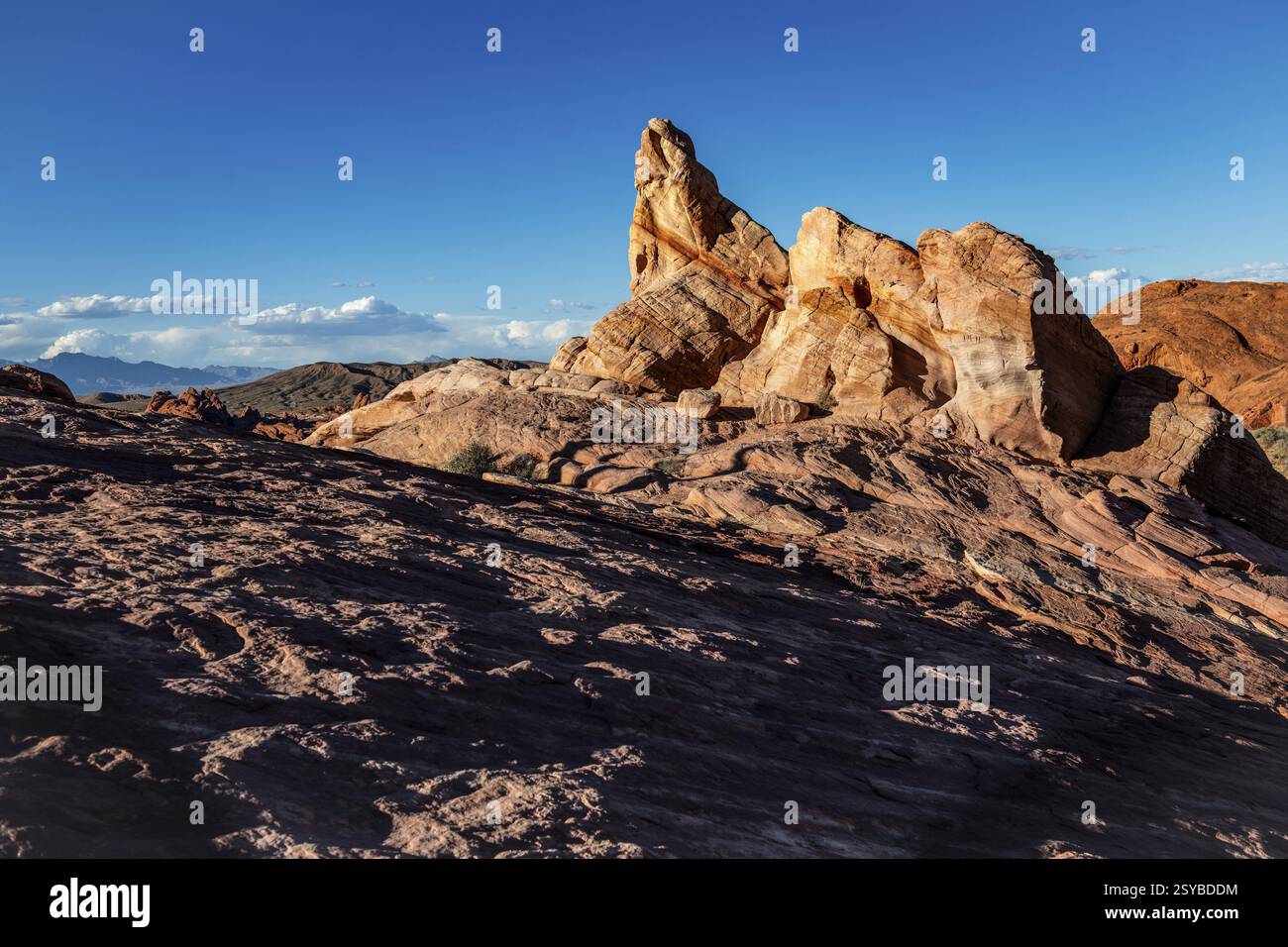 Fire Canyon Overlook, Valley of Fire State Park, Nevada, USA, Nordamerika Stockfoto