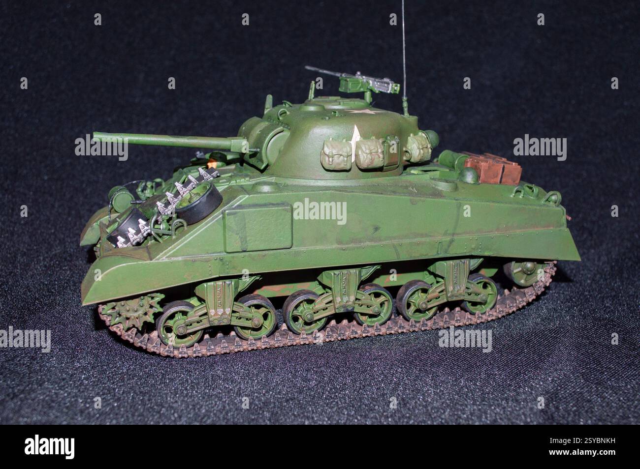 Modellbau, Tankmodell Stockfoto