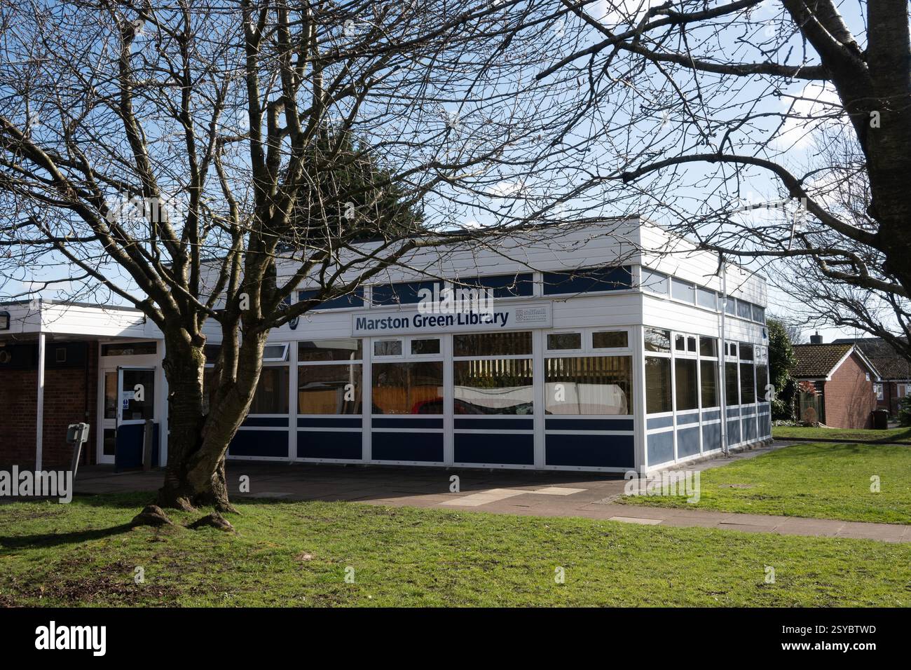 Marston Green Library, West Midlands, England, Großbritannien Stockfoto
