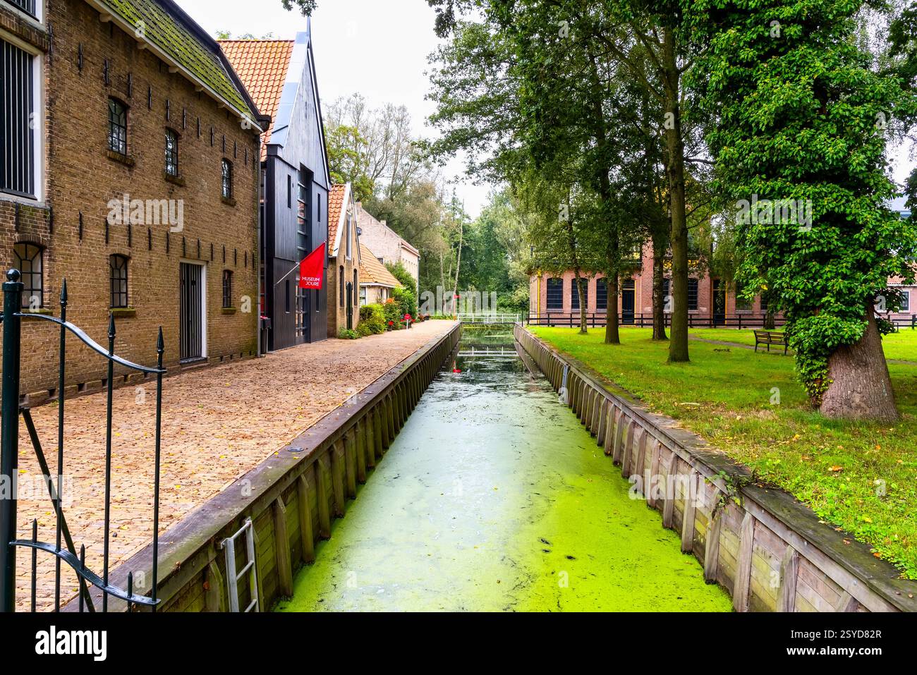 Kultur und Geschichte: Museum Joure als Repräsentation des regionalen Erbes. Stockfoto