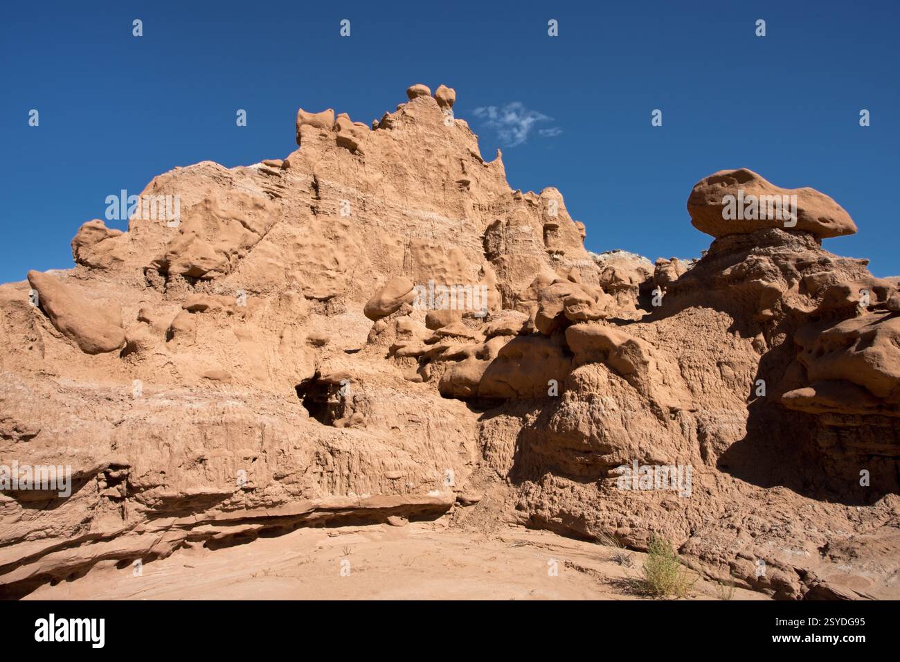 Goblin aus dem Goblin Valley Stockfoto