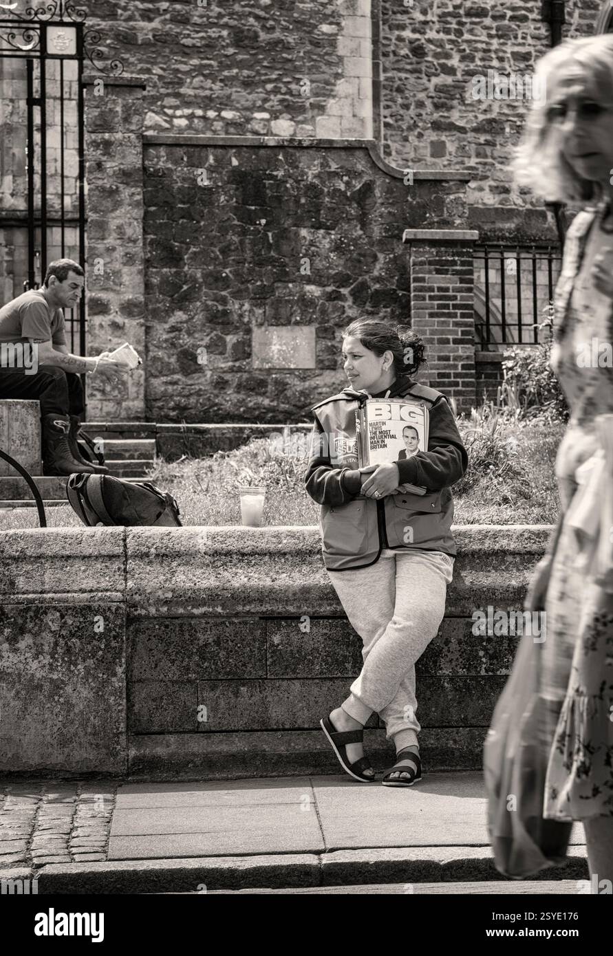 Rochester, eine historische Stadt in Kent, England. Stockfoto