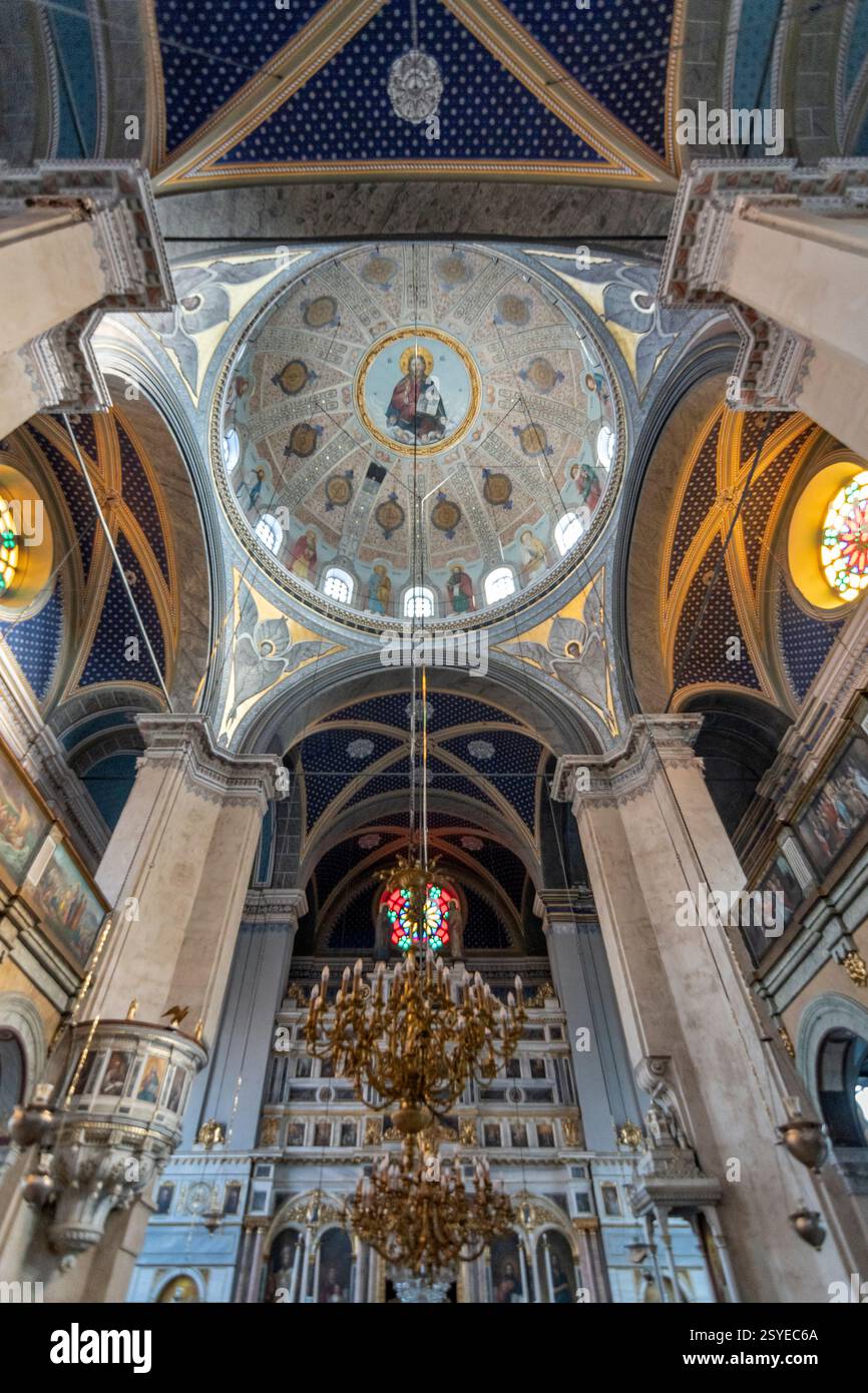 Hagia Triada (Heilige Dreifaltigkeit) Griechisch-orthodoxe Kirche in Istanbul, Türkei Stockfoto Hagia Triada (Heilige Dreifaltigkeit) Griechisch-orthodoxe Kirche in Istanbul, Türkei Stockfoto