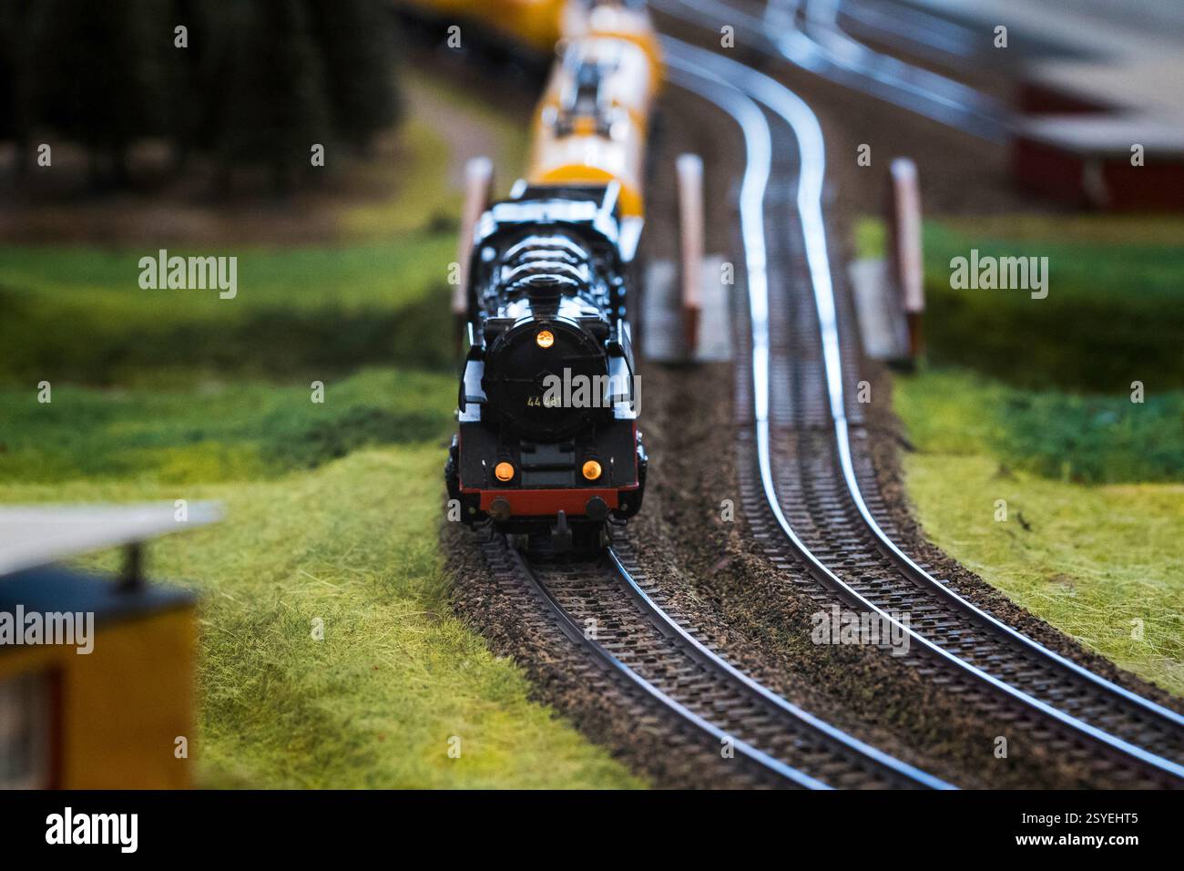 Eine Miniaturwelt der Präzision Stockfoto