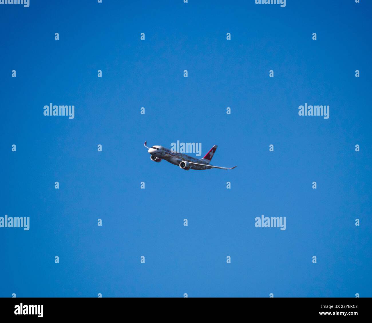 Airshow Patrouille Swiss Stockfoto