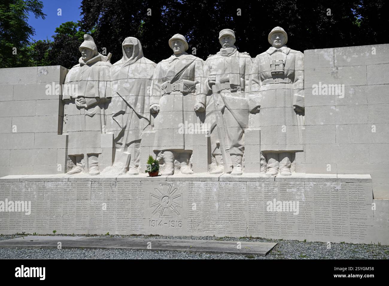 Gedenkstätte für die Soldaten, die im Ersten Weltkrieg starben, Verdun, Region Grand Est, Frankreich, Europa Stockfoto