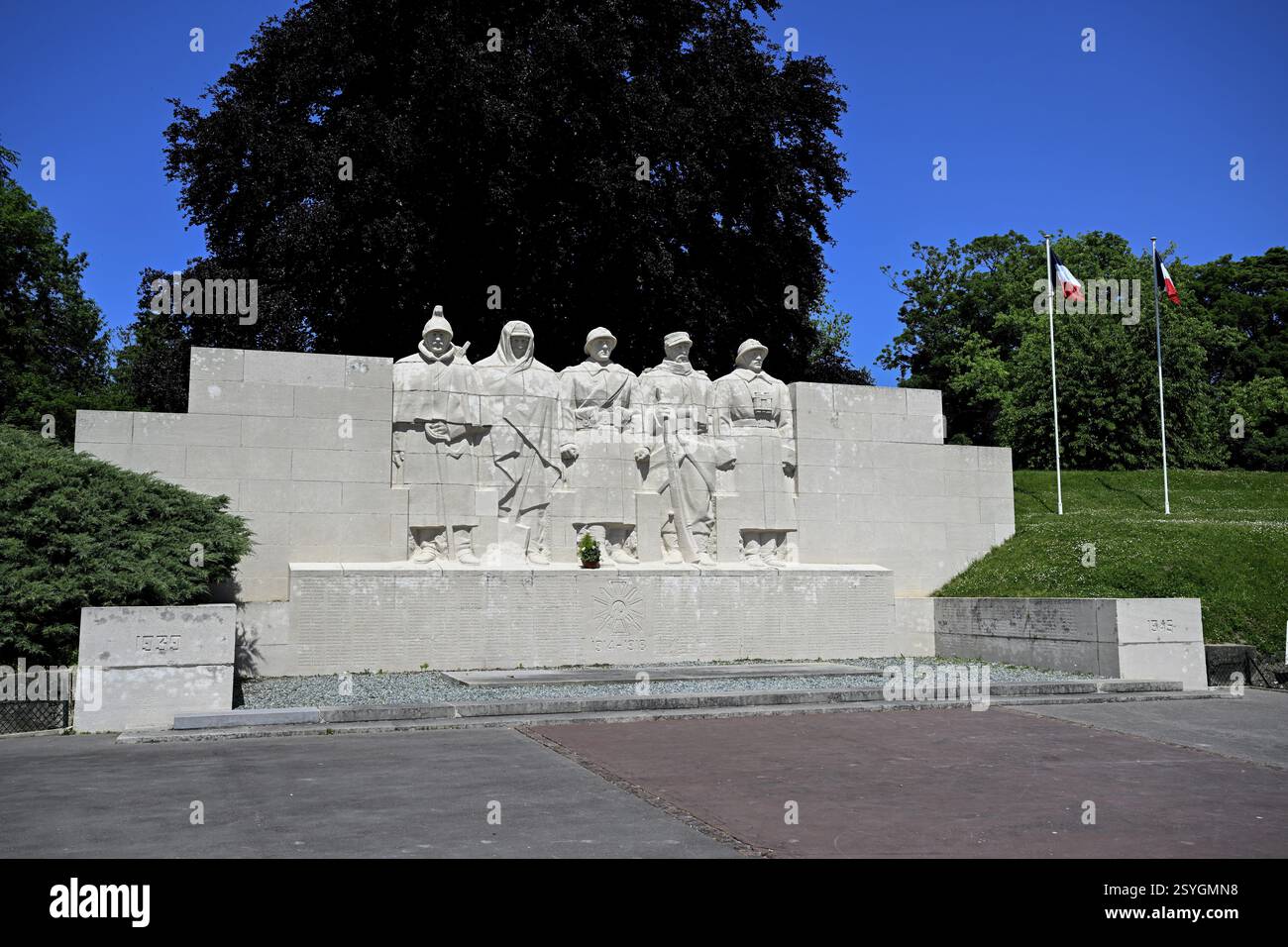 Gedenkstätte für die Soldaten, die im Ersten Weltkrieg starben, Verdun, Region Grand Est, Frankreich, Europa Stockfoto