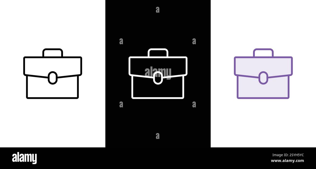 Vektor-Illustration des Koffers. Gepäcksymbol Stock Vektor