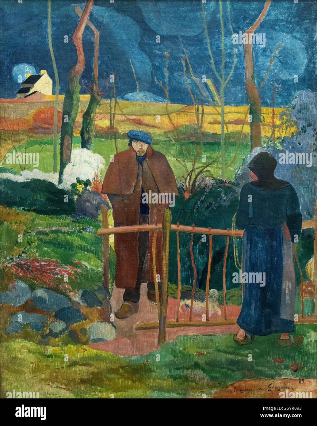 Paul Gauguin (1848-1903), Bonjour Monsieur Gauguin, 1889. Stockfoto