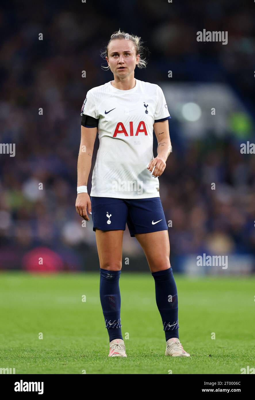 London, Großbritannien. Oktober 2023. Martha Thomas von Tottenham während des Spiels der Barclays FA Women's Super League in Stamford Bridge, London. Der Bildnachweis sollte lauten: David Klein/Sportimage Credit: Sportimage Ltd/Alamy Live News Stockfoto