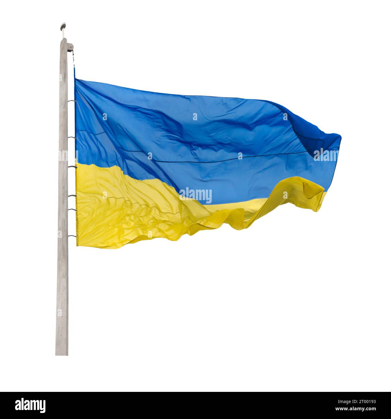 Ukrainische Flagge Stockfoto