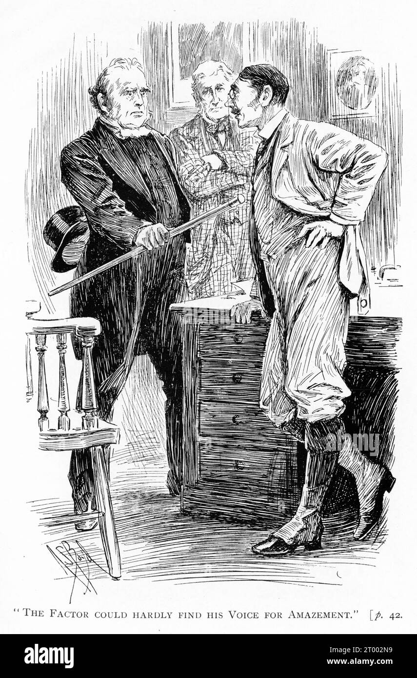 Szene aus Ian Maclarens Buch The Days of Auld lang Syne, 1902 Stockfoto